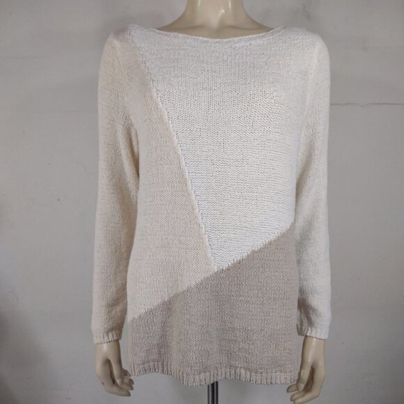 J. Jill Sweaters - NWT J. Jill ivory beige cotton blend pullover sweater ladies Small Petite